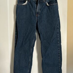 Old Navy Men's Relaxed Jeans in Dark Blue